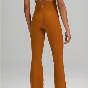 Flared Lulu Pants - Butternut Brown sz8 hemmed